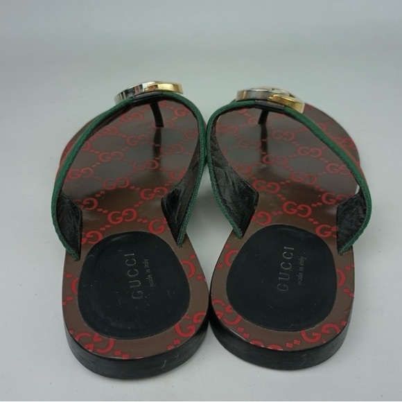 Gucci Kika GG Web Flip Flips size 36 - Picture 5 of 9